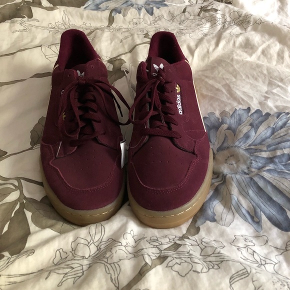adidas continental maroon